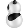 Διεγέρτης κλειτορίδας SATISFYER - POCKET PANDA STIMULATOR & VIBRATOR BLACK AND WHITE