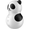 Διεγέρτης κλειτορίδας SATISFYER - POCKET PANDA STIMULATOR & VIBRATOR BLACK AND WHITE