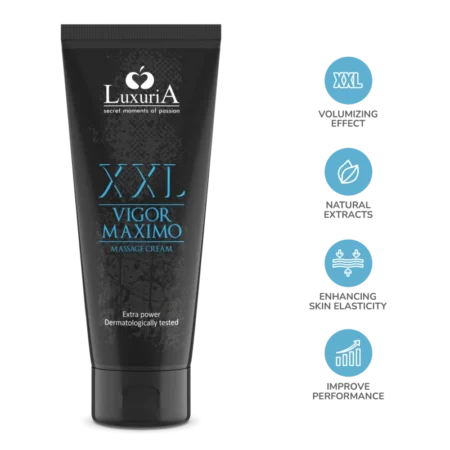 Ανδρικό Διεγερτικό INTIMATELINE LUXURIA - XXL VIGOR MAXIMO MASSAGE CREAM 75 ML