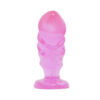 Πρωκτική σφήνα BAILE - UNISEX ANAL PLUG WITH PINK SUCTION CUP