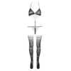 Κορμάκι Crotchless Play Body-Set Izabel - black - Christine