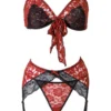 Σετ εσώρουχα 3-piece bra set Bobbi - red - Christine