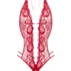 Κορμάκι 3 τεμ. Open crotch Body-Set Renee - red