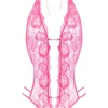 Κορμάκι Lace open crotch body Renee - pink - Christine