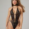 Κορμάκι 3 τεμ. Open crotch Body-Set Renee - Black