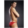 Ανδρικό εσώρουχο BLUE LINE Microfiber Pouch Bikini Red