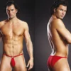 Ανδρικό εσώρουχο BLUE LINE Microfiber Pouch Bikini Red