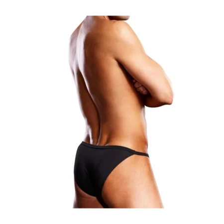 Ανδρικό slip BLUE LINE PERFORMANCE MICROFIBER STRING BIKINI BLACK