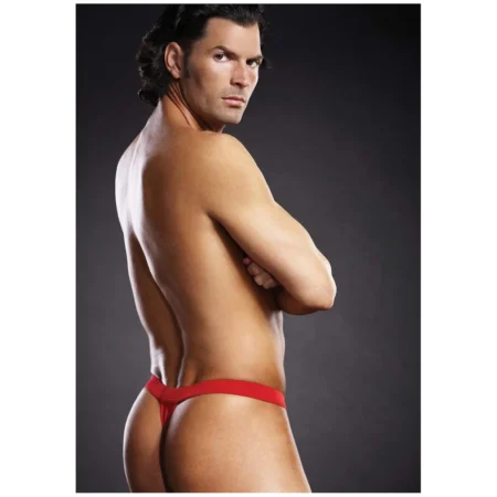 Ανδρικό εσώρουχο thong BLUE LINE Performance Microfiber thong red