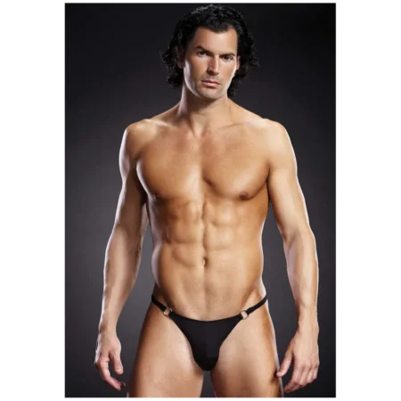 Ανδρικό εσώρουχο BLUE LINE Thong Black