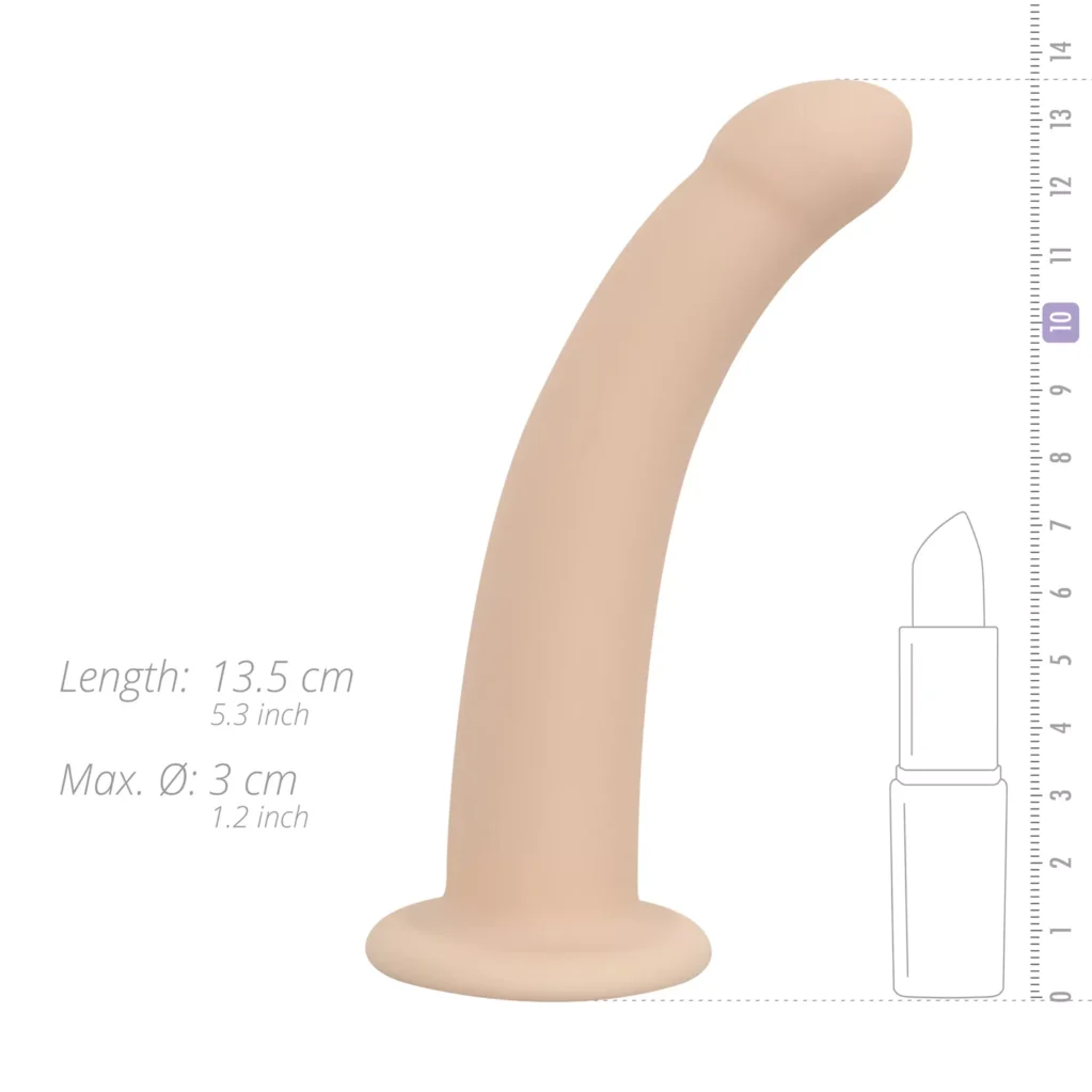 Στραπόν με αποσπώμενο ομοίωμα Strap-On Dildo with Harness Curved - Easytoys Fetish Collection