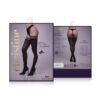 Κάλτσες με ρίγες Stay-up Stockings - Stripe a pose - Black - Christine