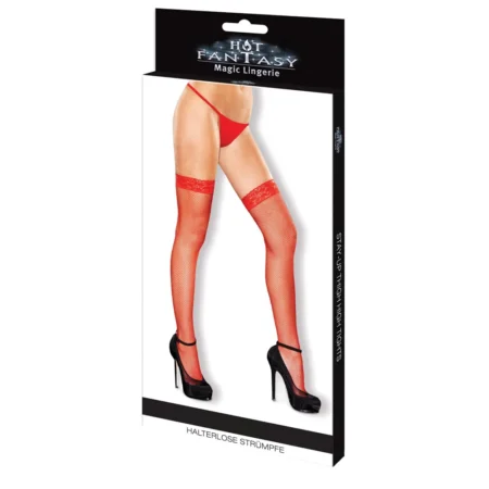 Κάλτσες δίχτυ HOT FANTASY Stockings - Red