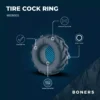 Δακτύλιος πέους TIRE COCK RING - GREY - BONERS