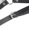 Harness μέσης και ποδιών SUBBLIME - LEATHER BELT HARNESS BLACK ONE SIZE