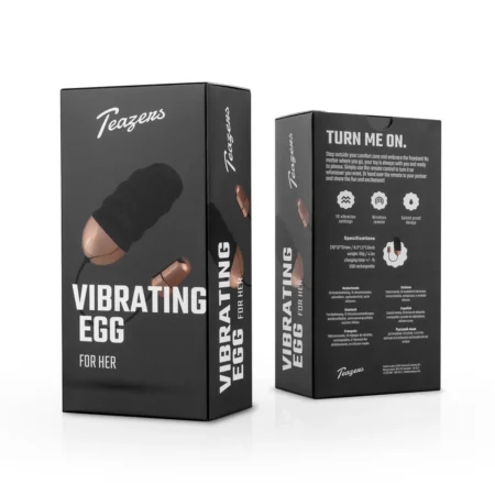 Ασύρματο αυγό Teazers Ribbed Vibrating Egg With Remote Control