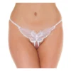 Εσώρουχο χωρίς καβάλο Amorable by Rimba - Open Butterfly String - One Size - White