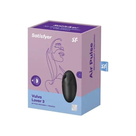 Δονητής κυμάτων πίεσης SATISFYER VULVA LOVER 3 BLACK