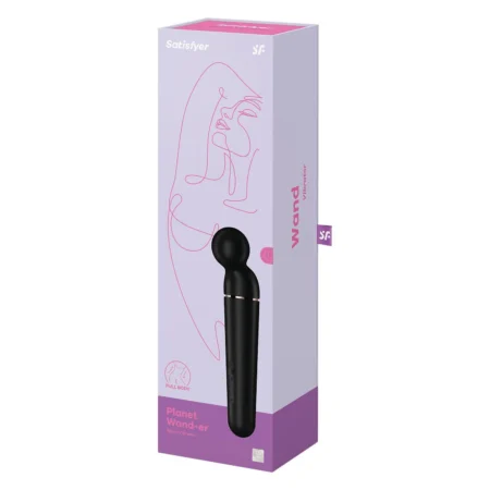 Δονητής μασάζ PLANET WAND-ER BLACK AND ROSEGOLD - SATISFYER