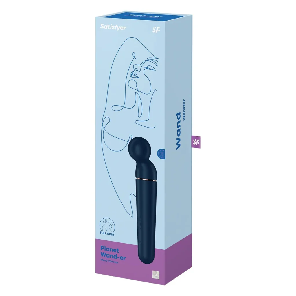 Δονητής μασάζ PLANET WAND-ER BLUE AND ROSEGOLD - SATISFYER