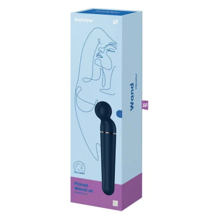 Δονητής μασάζ PLANET WAND-ER BLUE AND ROSEGOLD - SATISFYER