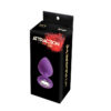 Πρωκτική σφήνα με κόσμημα No.49 Anal Plug With Stone L Purple MAI PLEASURE TOYS