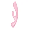Δονητής rabbit 2 σε 1 SATISFYER - TRIPLE OH HYBRID VIBRATION PINK