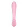 Δονητής rabbit 2 σε 1 SATISFYER - TRIPLE OH HYBRID VIBRATION PINK