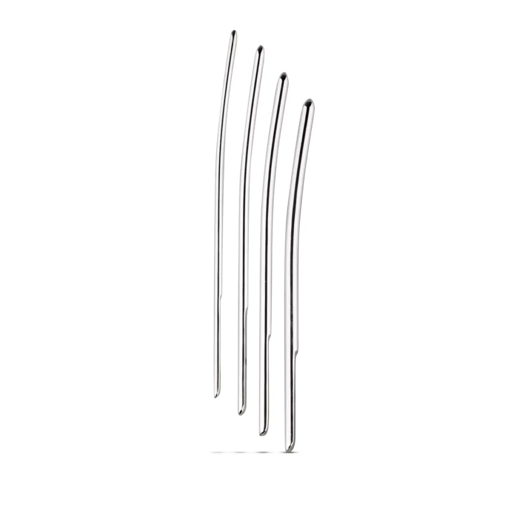 Ατσάλινοι Διαστολείς Ουρήθρας Sinner - Single Ended four pcs set