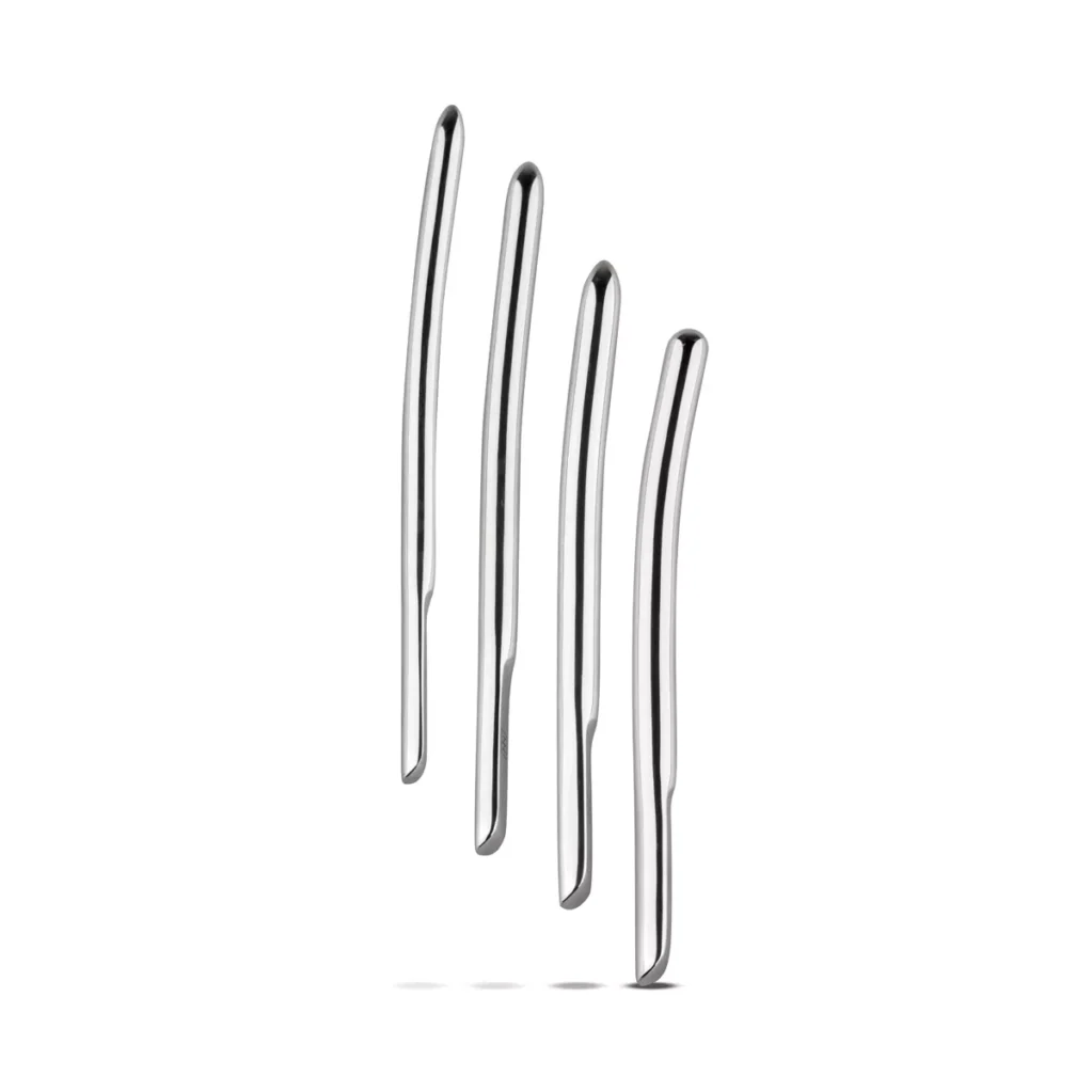 Ατσάλινοι Διαστολείς Ουρήθρας Sinner - Single Ended four pcs set (sin176)