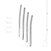 Ατσάλινοι Διαστολείς Ουρήθρας Sinner - Single Ended four pcs set (sin176)