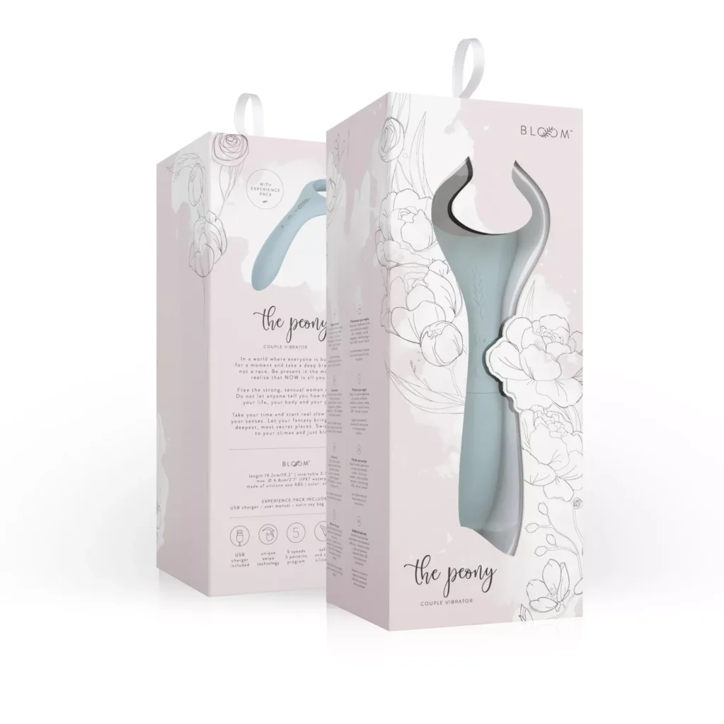 Δονητής για ζευγάρια Bloom - The Peony Couple Vibrator - Green