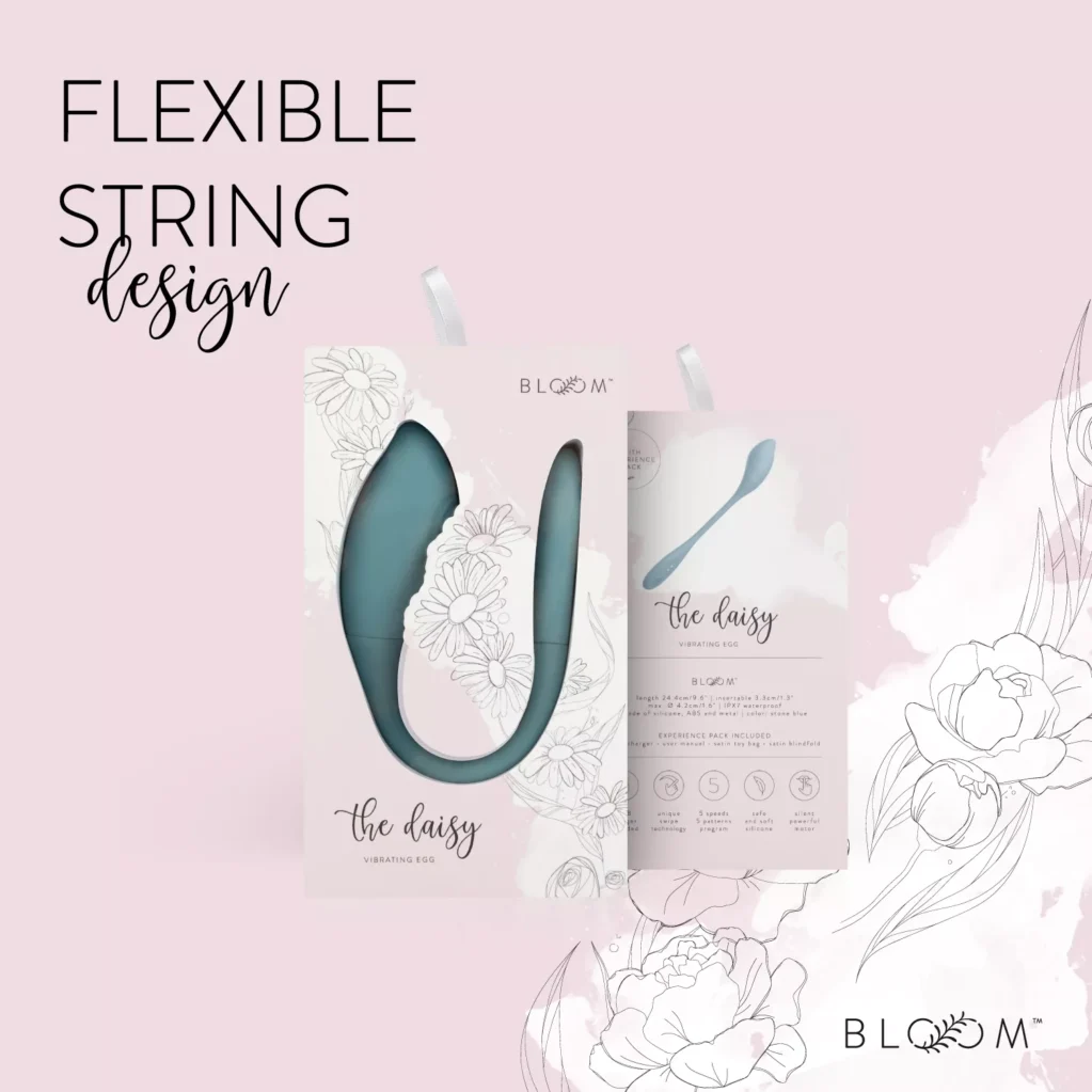 Δονούμενο αυγό Bloom - The Daisy Vibrating Egg - Green