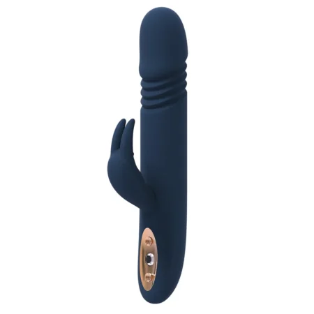 Διπλός δονητής Zephyros Rabbit Vibrator With Thrusting Motion