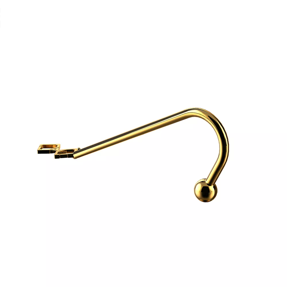 Πρωκτικός γάντζος LOCKINK - Adjustable Anal Hook - gold