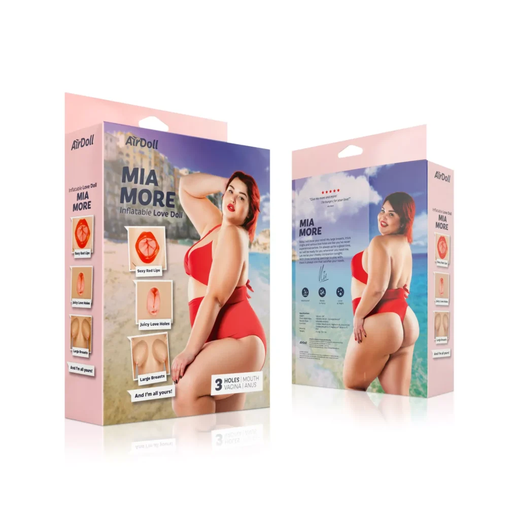Φουσκωτή plus size κούκλα σεξ AIRDOLL MIA MORE