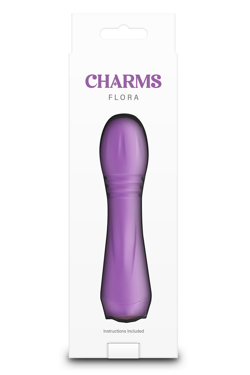 Μικρός Δονητής για μασάζ NS NOVELTIES CHARMS Flora Violet