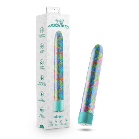 Δονητής Limited Addiction By Blush® | Utopia Slimline Aqua Vibrator with Powerful RumboTech™ Technology