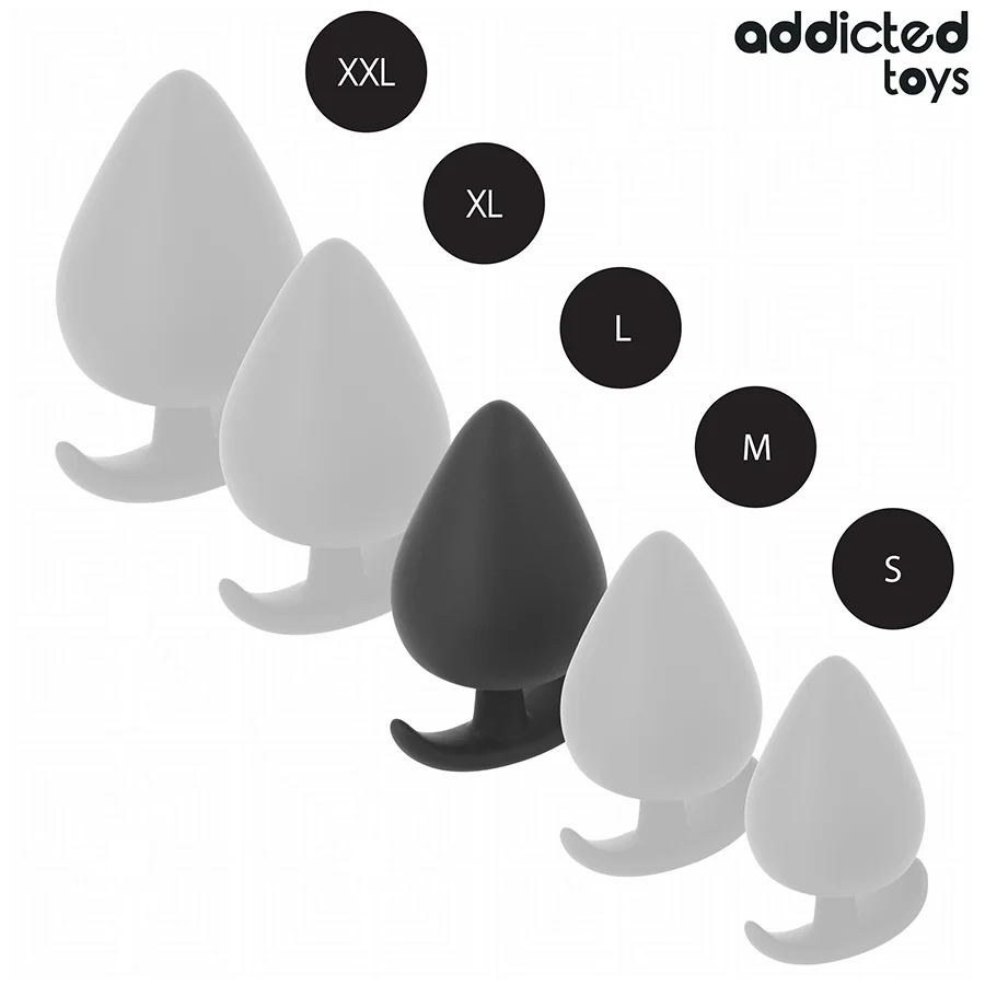 Πρωκτική σφήνα ADDICTED TOYS - ANAL PLUG SILICONE SIZE L 8 CM