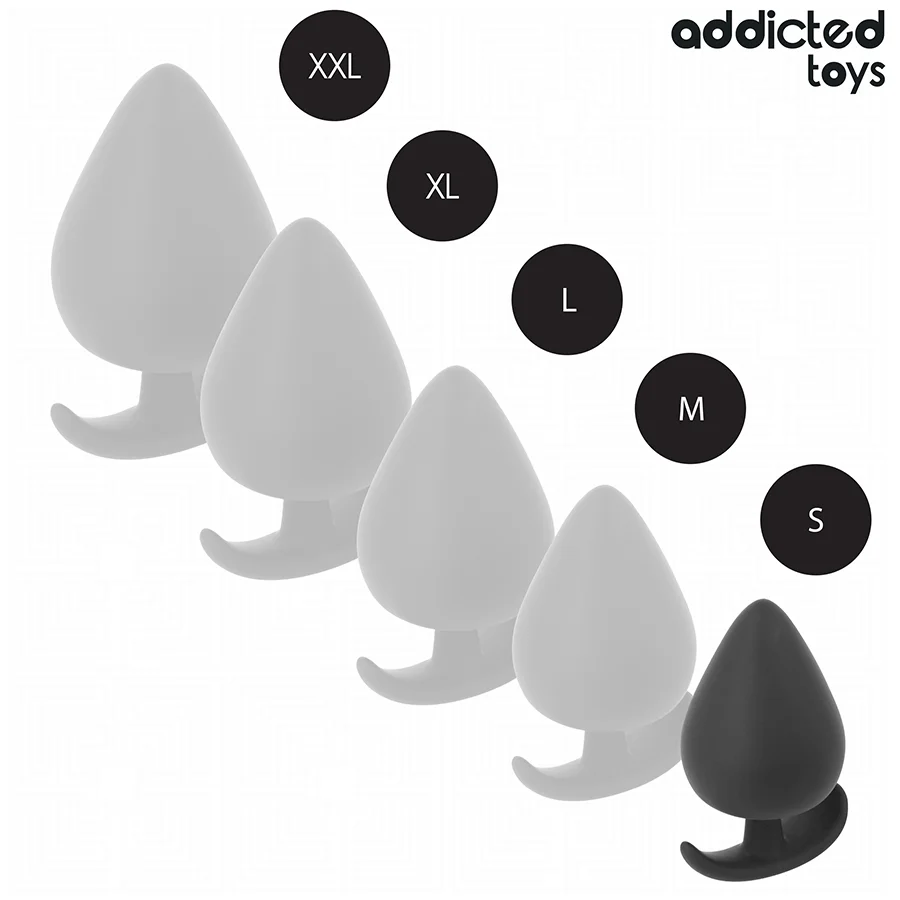 Πρωκτική σφήνα ADDICTED TOYS - ANAL PLUG SILICONE SIZE S 5.3 CM