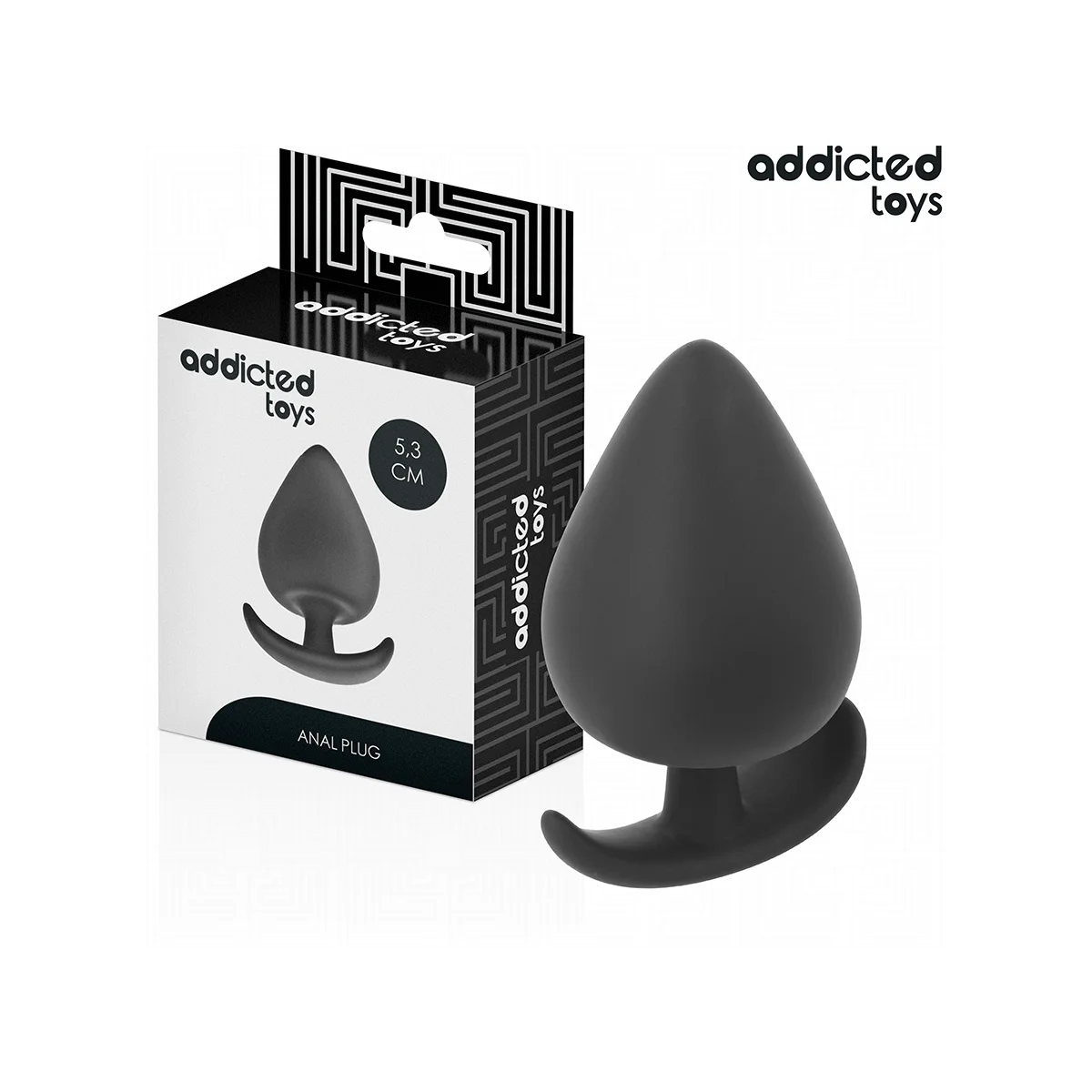 Πρωκτική σφήνα ADDICTED TOYS - ANAL PLUG SILICONE SIZE S 5.3 CM