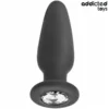 Πρωκτική σφήνα ADDICTED TOYS - ANAL PLUG WITH JEWEL SILICONE SIZE L 12.6 CM