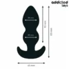 Πρωκτική σφήνα ADDICTED TOYS - ANAL PLUG SILICONE SIZE S 10.3 CM