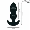 Πρωκτική σφήνα ADDICTED TOYS - ANAL PLUG SILICONE SIZE L 11.7 CM