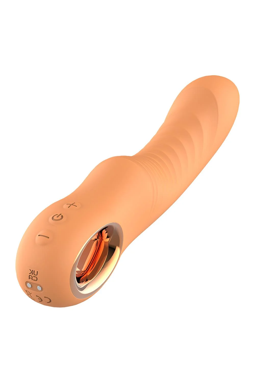 Δονητής με ραβδώσεις Flexible Ribbed Vibe DREAMTOYS GLAM