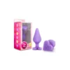 Πρωκτική σφήνα Play With Me By Blush® | Naughty Candy Heart Do Me Now Purple 3.5-Inch Anal Plug