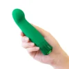 Δονητής σημείου G Oh My Gem By Blush® | Enchanting: 5.5 Inch Warming G Spot Stimulation Vibrator in Emerald with Powerful RumboTech™ Technology