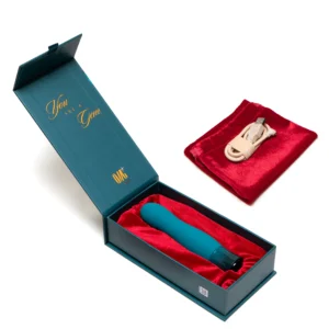 Δονητής σημείου G Oh My Gem By Blush® | Fierce: 5.5 Inch Warming G Spot Stimulation Vibrator in Topaz with Powerful RumboTech™ Technology