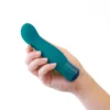 Δονητής σημείου G Oh My Gem By Blush® | Fierce: 5.5 Inch Warming G Spot Stimulation Vibrator in Topaz with Powerful RumboTech™ Technology