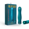 Δονητής σημείου G Oh My Gem By Blush® | Fierce: 5.5 Inch Warming G Spot Stimulation Vibrator in Topaz with Powerful RumboTech™ Technology